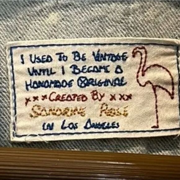 Free People x Sandine Rose Denim Jacket TRES COOL - Picture 5 of 12